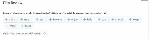 Verbs that are not modal verbs: