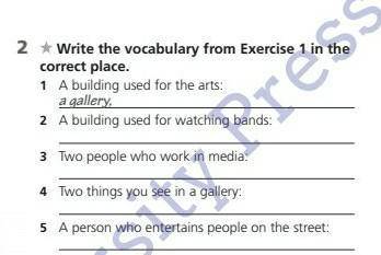 Write the vocabulary from exercise 1 in the correct place надо