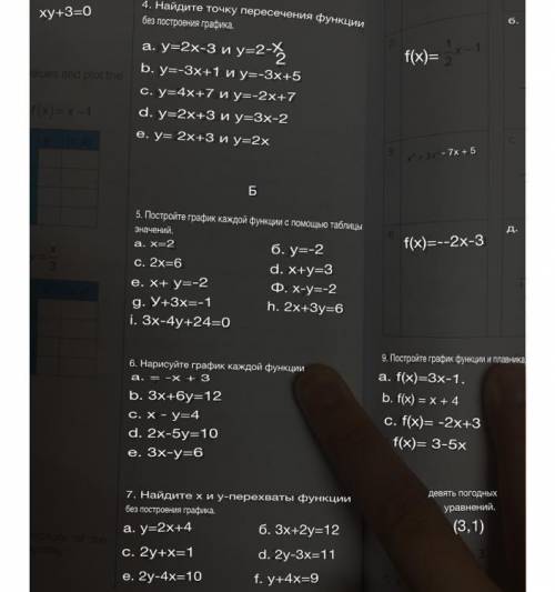 Какие из следующих функций являются линейными, какие не a=x/3+y-5=0 b=(x-y)/2+4=0 c=3/x-y+5=0 d=xy+3