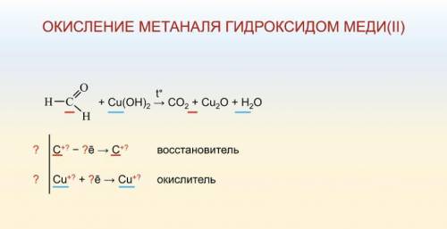 Закончить реакции окисления альдегидов (методом электронного баланса, реакции, протекающие с участие