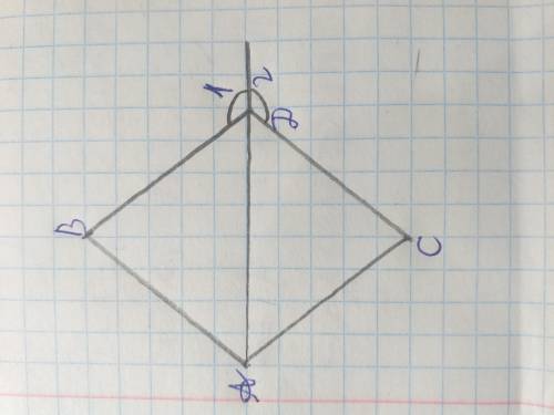 Дано: AD-биссектриса<1=<2Доказать:AB=AC,