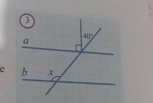 4. Найдите угол х, если а||b на рисунке 3.А) 100°; Б) 110°; В) 130°;Г) 140°,​