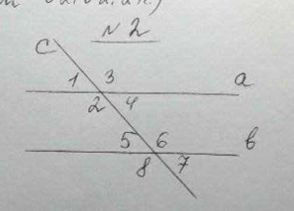 Дано: а параллельно бс - секущаяугол 2 больше угла 5 в 2 разаНайти: все углы​