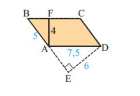 Надо найти площадь параллелограмма ABCD ,приняв за основание АВ С ОБЪЯСНЕНИЕМ:)