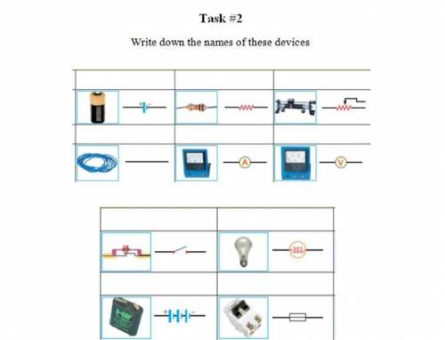 Write down the names of these devices sos️️️️️️️️️​