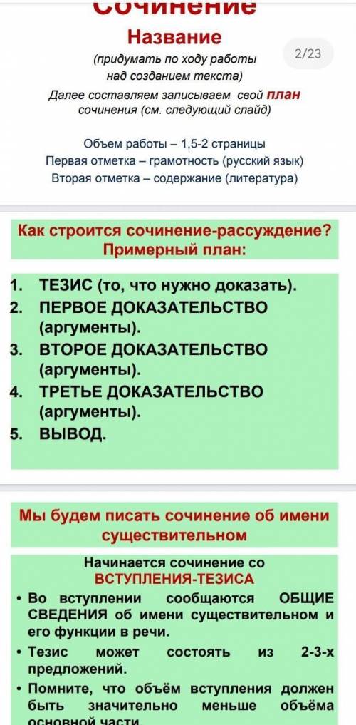 Ещё там надо Аргуметы(доказательства), выводы, советы. Аргуметы должно быть не менее 2 Аргуметов, Ар