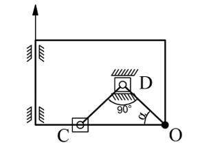Пластина движется поступательно в указанную на рисунках сторону. Точка O шарнирно соединена со стерж