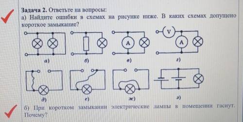 Физика Надо найти ошибку в каждой схеме​