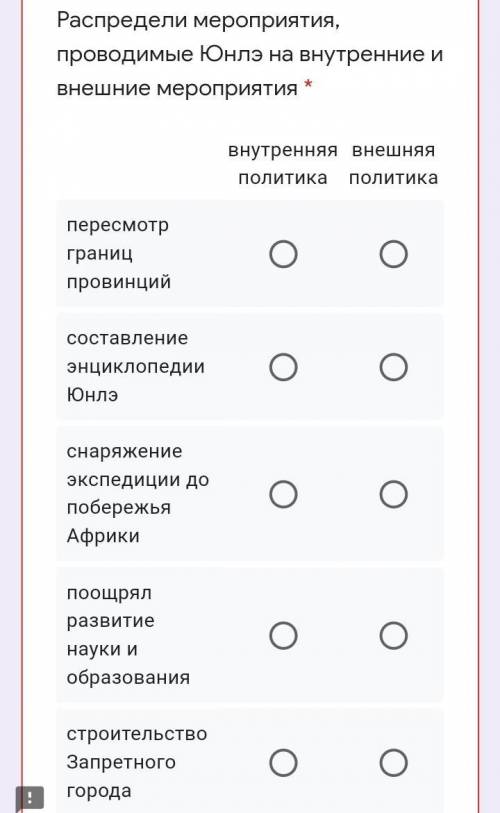 Определите что отнасится к внутренней и внешней политике.​