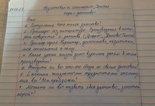 Очень напишите сочинение по литературе. обязательно по плану.