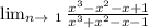 \lim_{n \to \ 1 } \frac{x^3-x^2-x+1}{x^3+x^2-x-1}