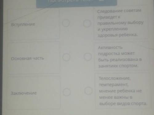 Спорт и диета. Местоимения (разряды). Спорт и подросток прочитай текст. Соотнеси структурные части т