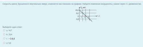 с решением задачи, прикреплен график и имеются варианты ответов