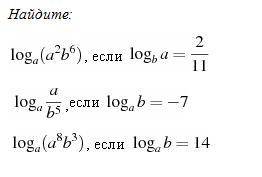Решить логарифмы, прикреплённые на фото