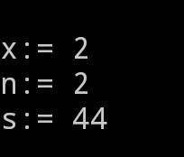 Напишите программу вычисления выражения s= x^3+x^5+x^n Где х и n вводятся с клавиатуры. Используйте