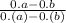 \frac{0.a - 0.b}{0.(a) - 0.(b)}