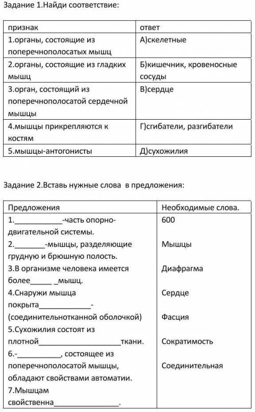 СДЕЛАТЬ ТЕСТЫ ПО БИОЛОГИИ ​