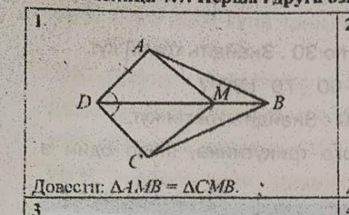 До ть, треба довести рівність трикутників.​