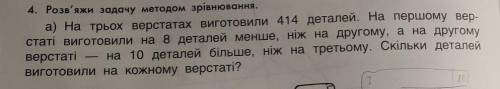 очень надоэту задачу надо сделать методом зрианювання​