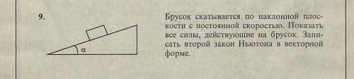 Физика 9 класс Брусок лежит на равномерно вращающемся диске (без проскальзывания). Показать все силы