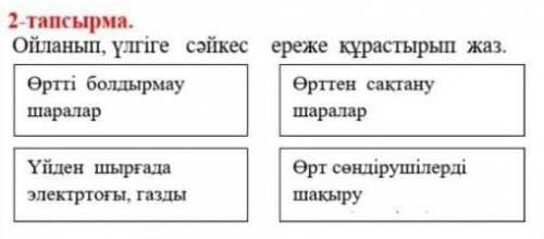 Ойланып, үлгіге сәйкес ереже құрастырып жаз.2 сынып әдебиет оқу сабағына көмек керек болып тұр ​