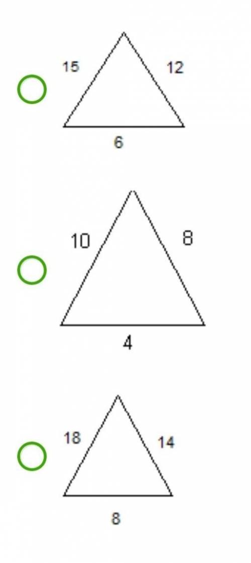 Какой из треугольников не подобен двум другим? ​