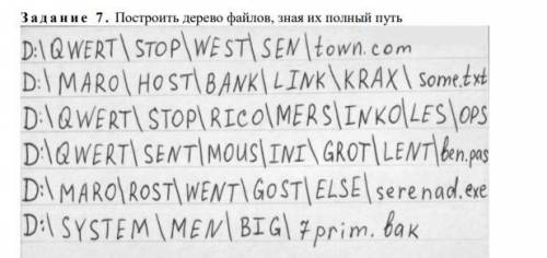 Нужно построить дерево файлов, зная их исходный путь