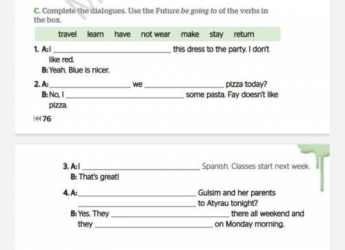 6grade English workbook p76 77 ex C. Pliiz help me!