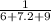 \frac{1}{6+7.2+9}