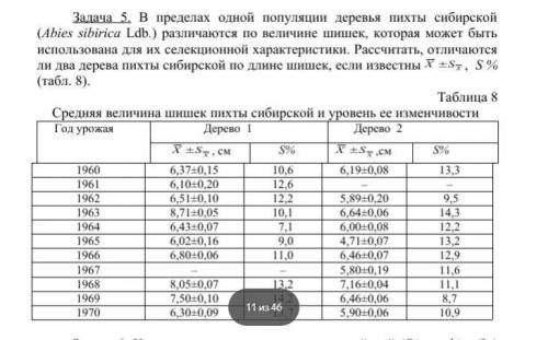 В пределах одной популяции деревья пихты сибирской (Abies sibirica Ldb.) различаются по величине шиш