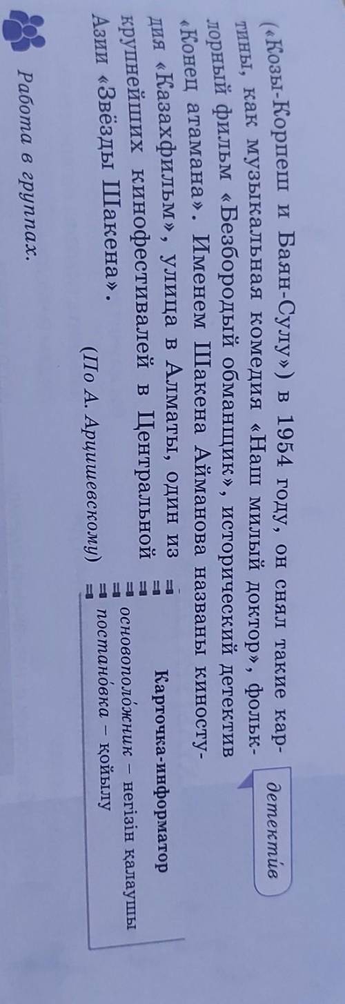 394) Прочитайте текст. Какую новую информацию вы получили? Шакен Айманов — основоположник национальн