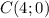 C (4; 0)