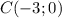 C (- 3; 0)