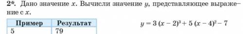 ИНФОРМАТИКА 6 КЛАСС 49 Дано значение x. Вычисли значение y, представляющее значение с x