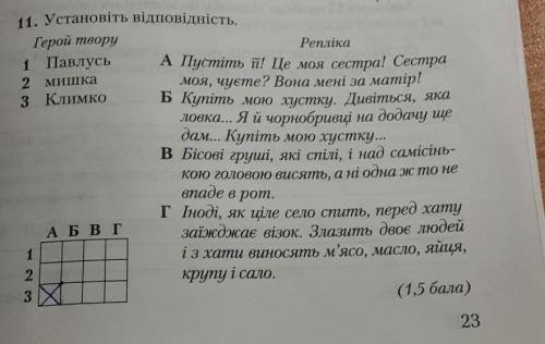 Установіть відповідність​Это украинская литература я нечаенно выбрала что это география