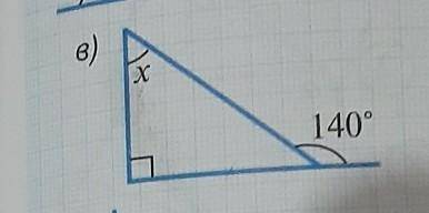 Найдите неизвестный угол на рисунке3 мне