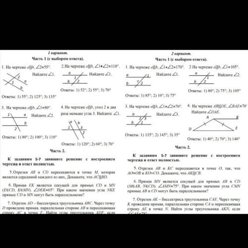 решите второй вариант с подробным решением,