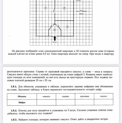 Санузел отмечен цифрой три!