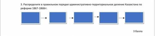 УМОЛЯЮ ОСТАЛОСЬ МАЛО ВРЕМЕНИ! Распределите в правильном порядке административно-территориальное деле