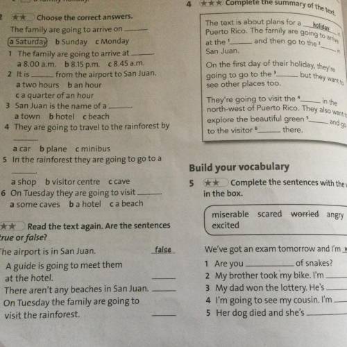 3. Do ex. 3 (Workbook p. 52) Read the text again. Are the sentences True or False ? Example: 1. True