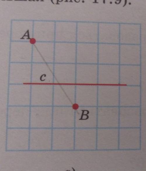 Фото к 17.14. Дана прямая си две точки А и В, лежащие от нее по разные стороны (рис. 17.8). Постройт