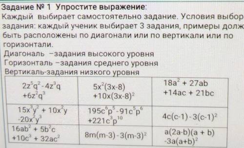 упростите выражение каждого играет самостоятельно задание условия выбора заданий каждого нижних выби