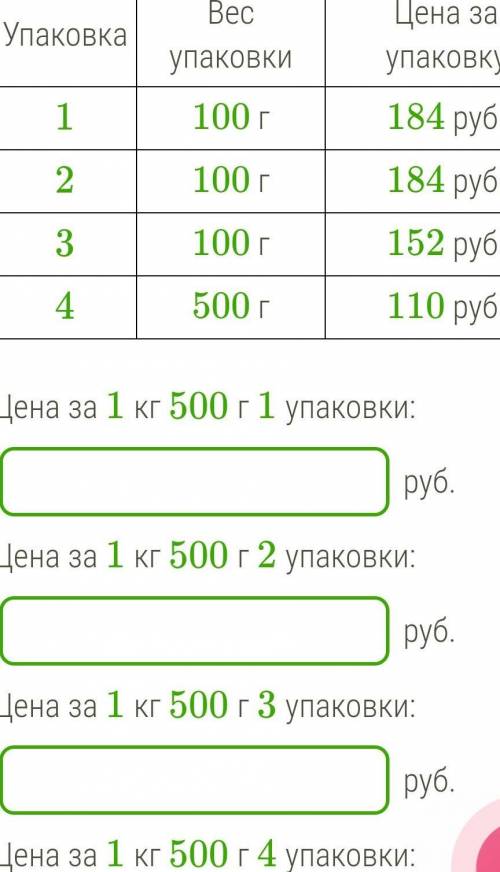 В магазине продаётся тростниковый сахар в различных упаковках и по различной цене. Какова наибольшая