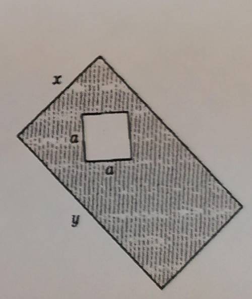 Составьте формулу для вычисления площади заштрихованной фигуры​