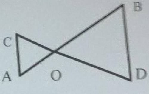 №1. Рисунок 1 (описание) Дано: ул. С= уг. D, СO=8,DO=12, АO=6. Найти: а) ОВ; 6) ВD: АС; в) S(BOD):S(