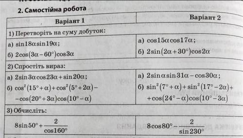 нужен только второй вариант первые 2 или 3 задания​