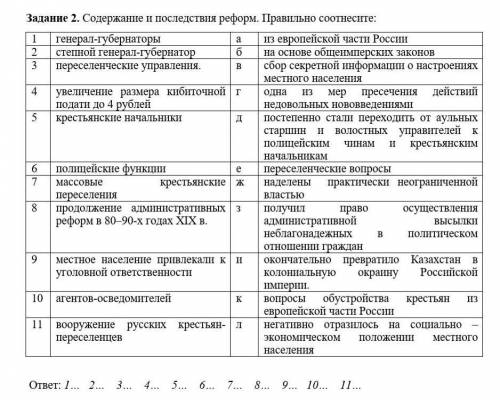 Содержания и последствия реформ реформ правильно соотнесите​