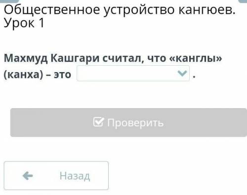 Общественное устройство кангюев. Урок 1Махмуд Кашгари считал, что «канглы» (канха) – это .​