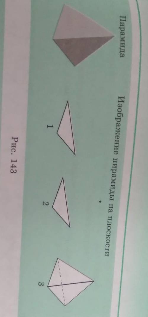 1153. Сколько граней пирамиды при изображении его на плоскости- невидимыми (рис. 143)?​