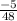 \frac{-5}{48}